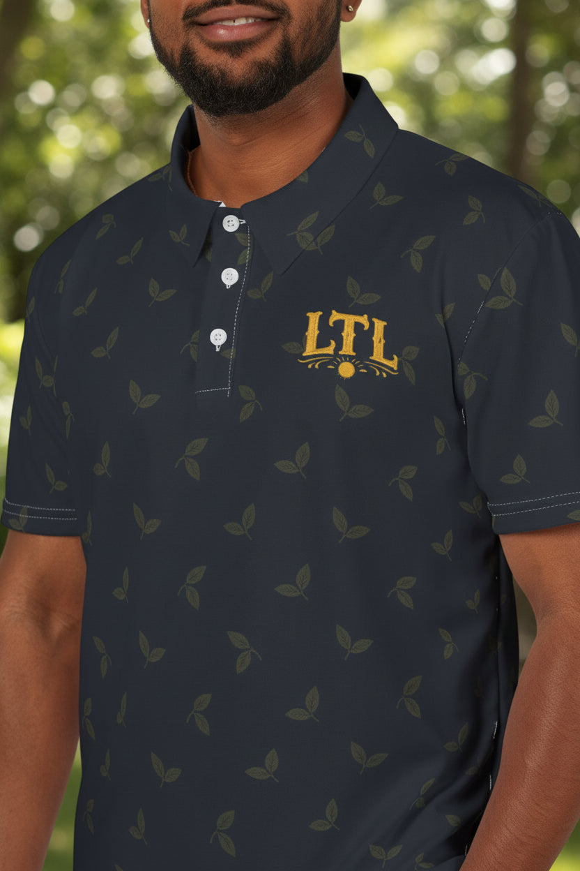 Midnight Leaf Polo | Lemons to Love Everyday Polo