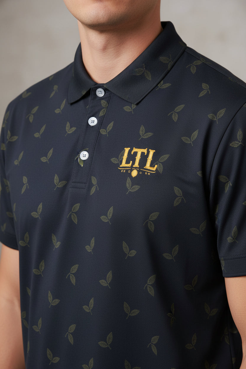 Midnight Leaf Polo | Lemons to Love Everyday Polo