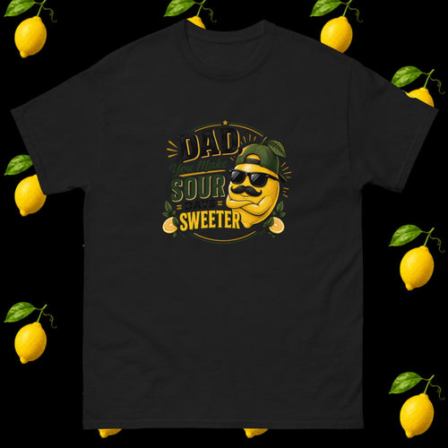 Dads Make Sour Days Sweeter Tee | Father’s Day Lemon Shirt