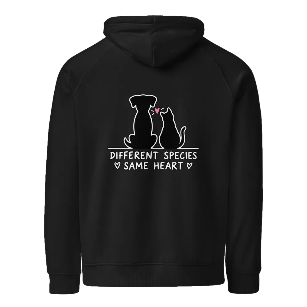 Different Species. Same Heart. Premium Hoodie | Buddies & Pals