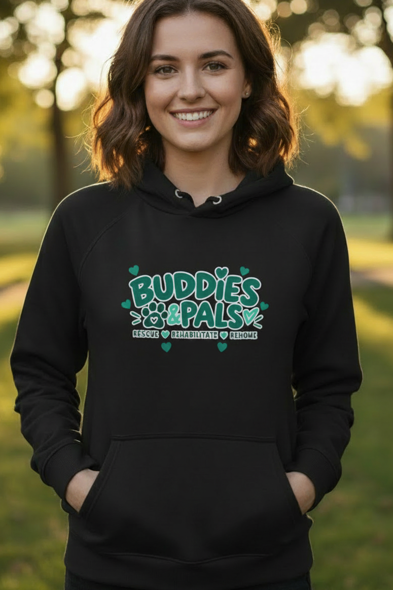 Different Species. Same Heart. Premium Hoodie | Buddies & Pals